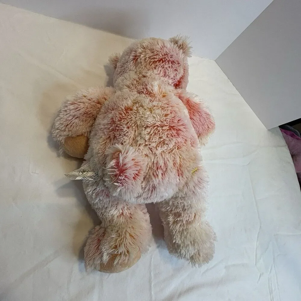 Build a Bear BABW 17” Orange Sherbet Ice Cream Plush Toy Coral Creme Orange cute